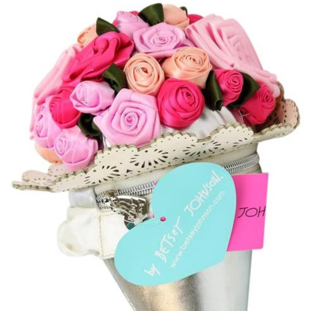 Betsey Johnson Bouquet Wedding Handbag NWT